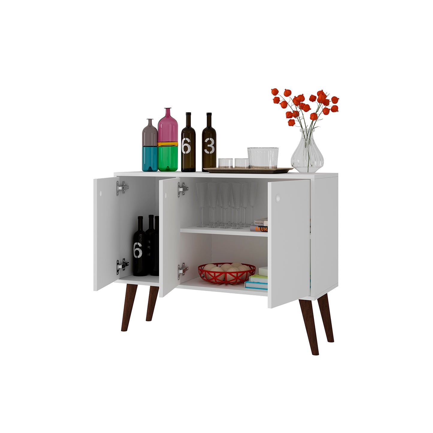 Aparador Buffet Wood Blanco