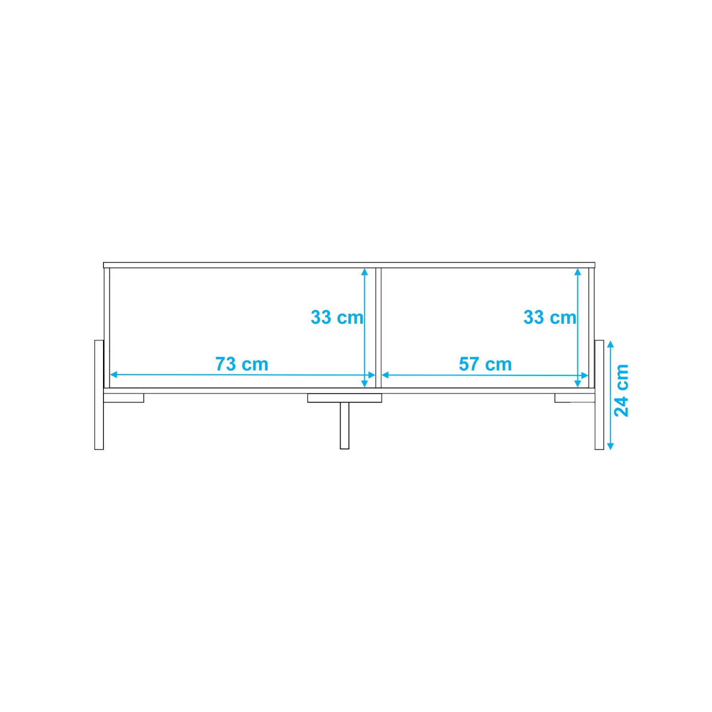 Rack Tv 50" Corner Blanco