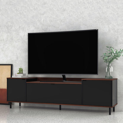 Rack Tv 40" Brooklyn Negro Castaño