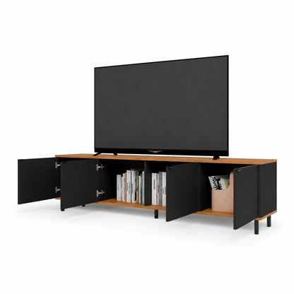 Rack Tv 70" Brooklyn Negro Miel
