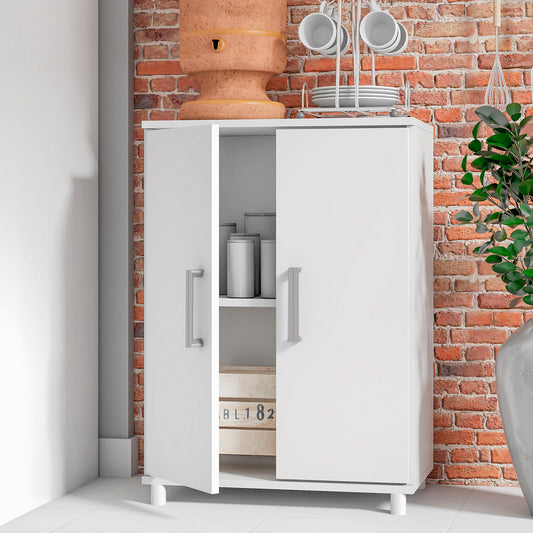 Estante Multiusos 2 Puertas Hoga Blanco