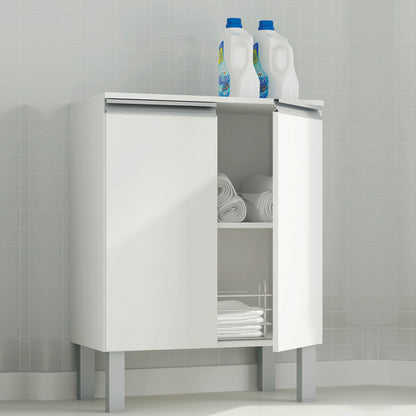 Estante 2 Puertas 1 Repisa Hoga Blanco