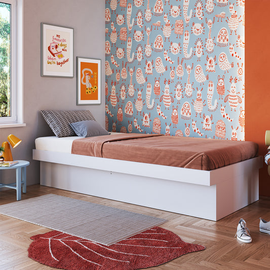 Cama Boxet 1.5 Pza Hoga Bogotá Blanco