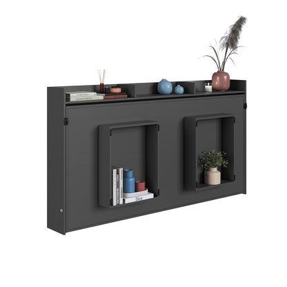 Cama Plegable Horizontal 1 Pza Hoga Hanover Gris