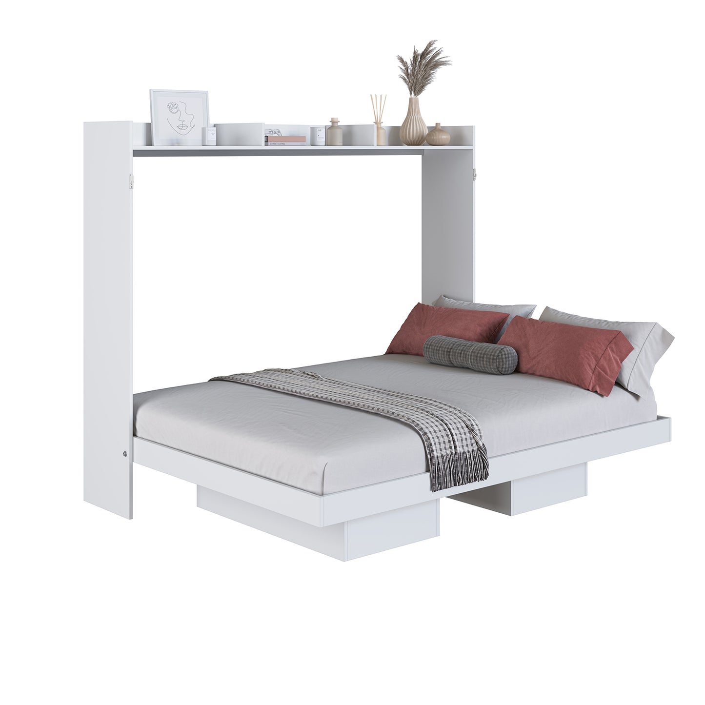 Cama Plegable Horizontal 2 Pza Hoga Hanover Blanco