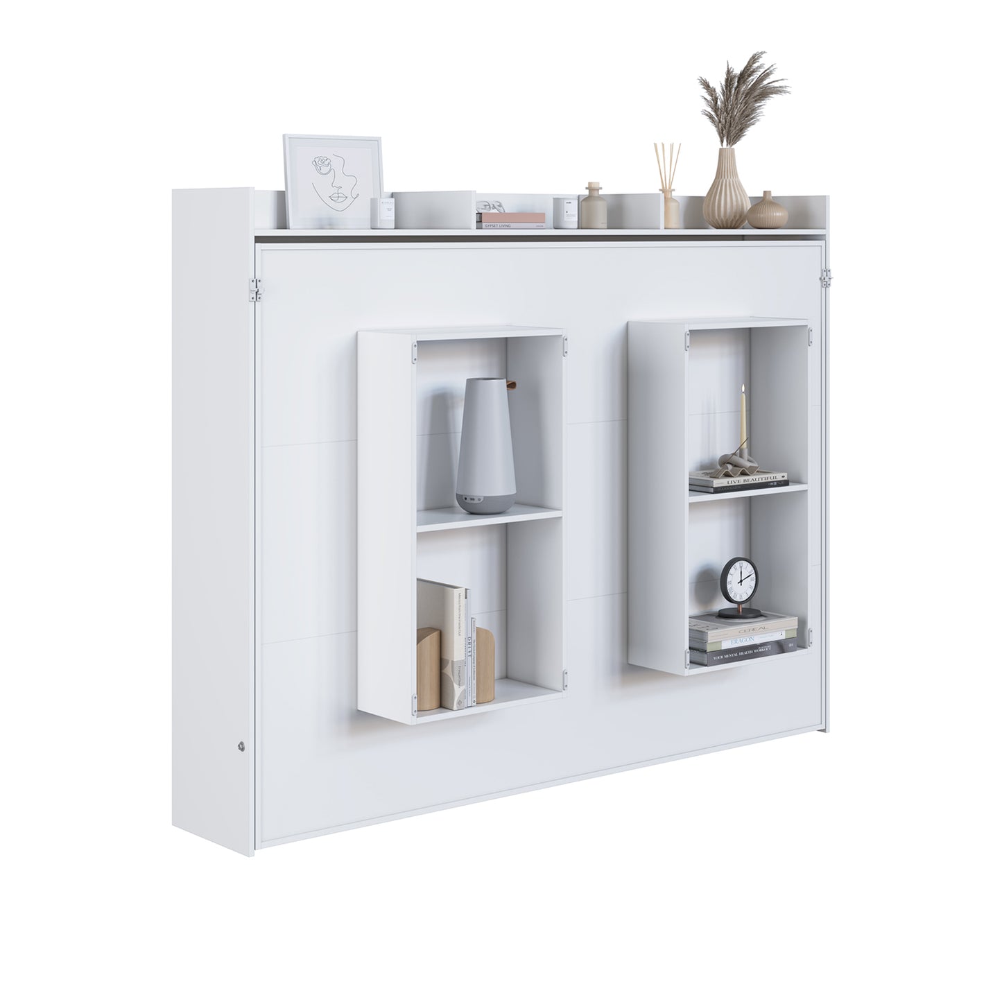 Cama Plegable Horizontal 2 Pza Hoga Hanover Blanco