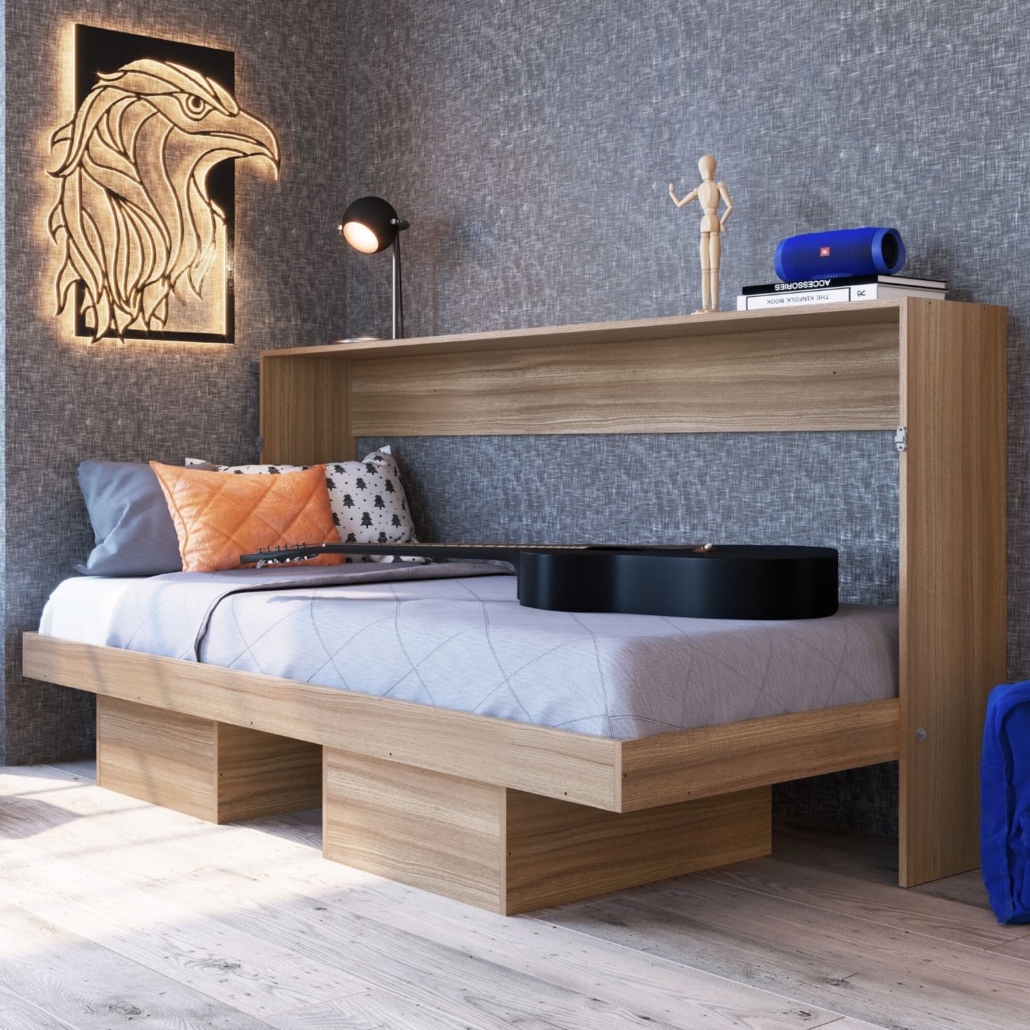 Cama Plegable Horizontal 1 Plaza Manhattan Montana