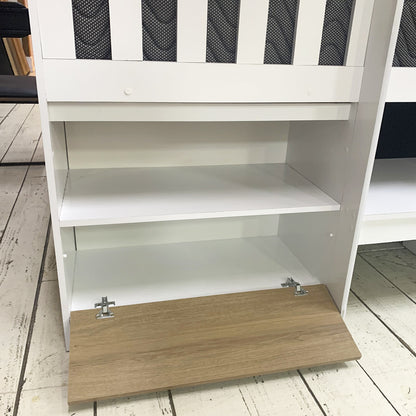 Cama Alta 2 puertas 1 Pza Hoga Bela Miel