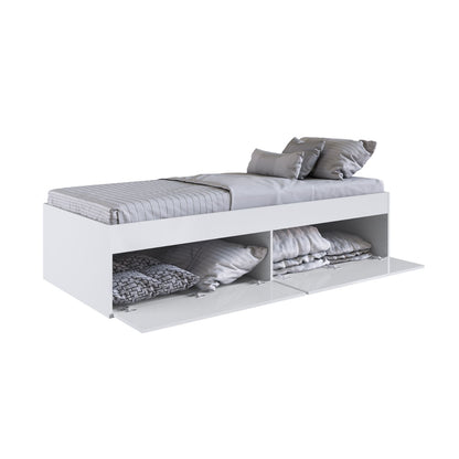 Cama 1.5 Plazas con 4 Puertas Latino Blanco