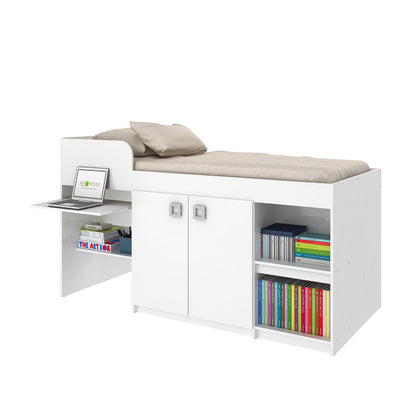 Cama Multifuncional 1 Plaza Lolo Blanco