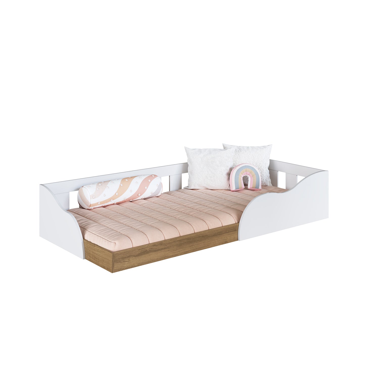 Cama Montessori 1 Pza Hoga Memphis Blanco