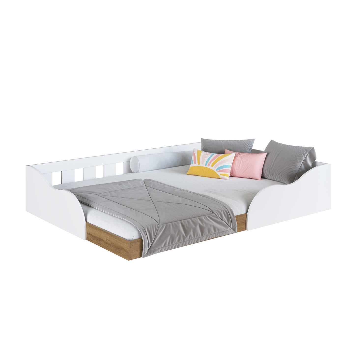 Cama Montessori 2 Pza Hoga Memphis Blanco
