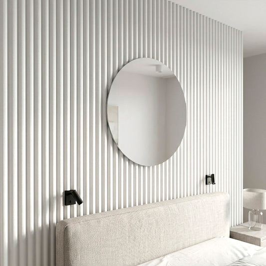 Panel Pvc Revestimiento Acanalado 2,9m x 15 cm x 15mm Blanco