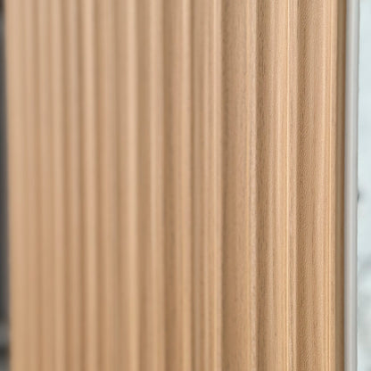 Panel Pvc Revestimiento Cóncavo 2,9m x 20 cm x 12mm Bamboo