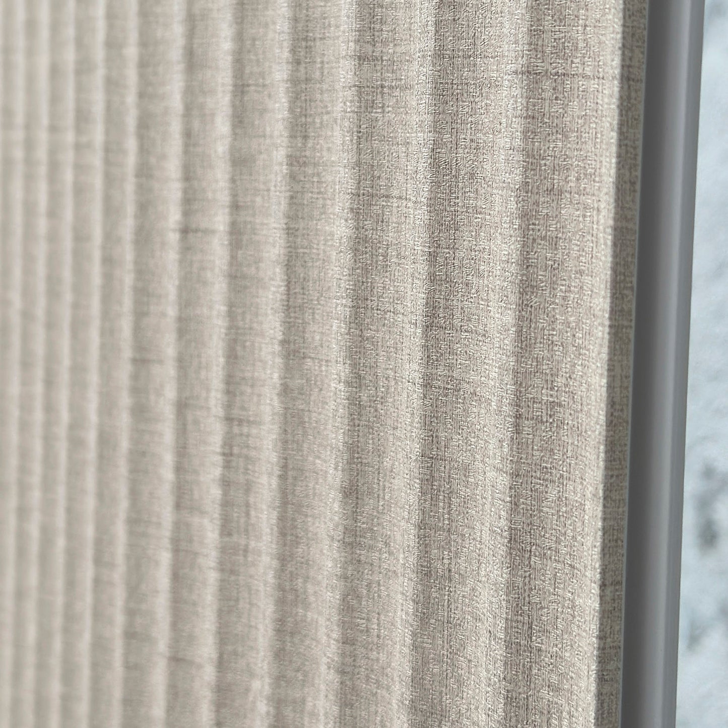 Panel Pvc Revestimiento Cóncavo 2,9m x 20 cm x 12mm Beige Lino