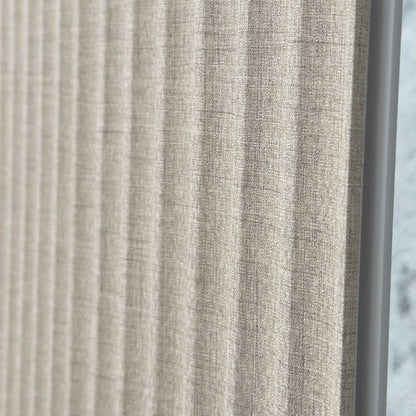 Panel Pvc Revestimiento Cóncavo 2,9m x 20 cm x 12mm Beige Lino