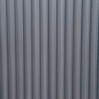 Panel Pvc Revestimiento Cóncavo 2,9m x 20 cm x 12mm Gris Oak