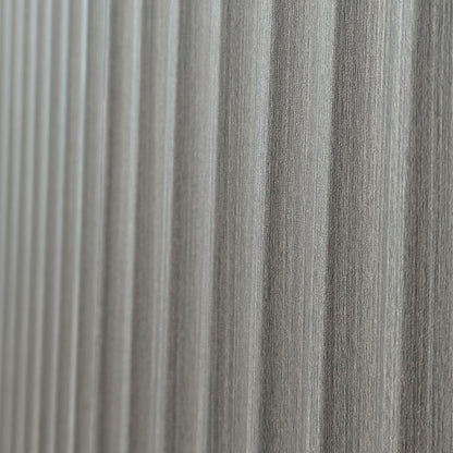 Panel Pvc Revestimiento Cóncavo 2,9m x 20 cm x 12mm Gris Oak
