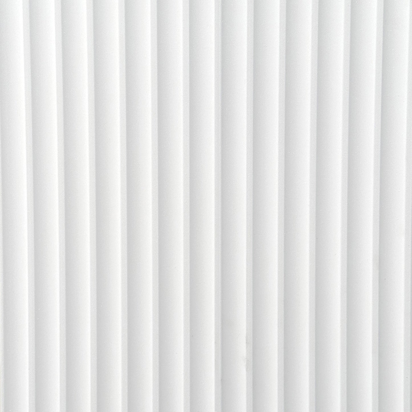 Panel Pvc Revestimiento Cóncavo 2,9m x 20 cm x 12mm Blanco