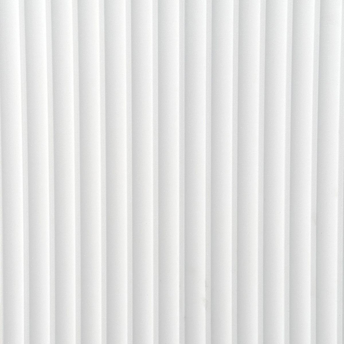 Panel Pvc Revestimiento Cóncavo 2,9m x 20 cm x 12mm Blanco