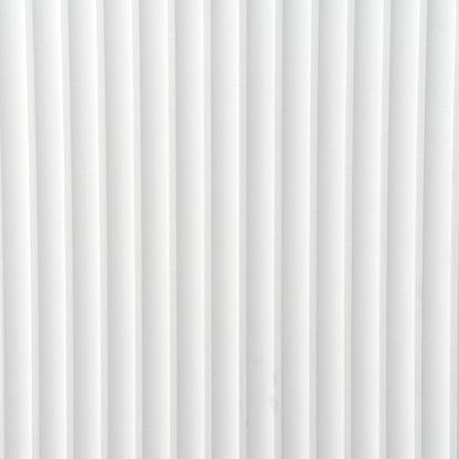 Panel Pvc Revestimiento Cóncavo 2,9m x 20 cm x 12mm Blanco