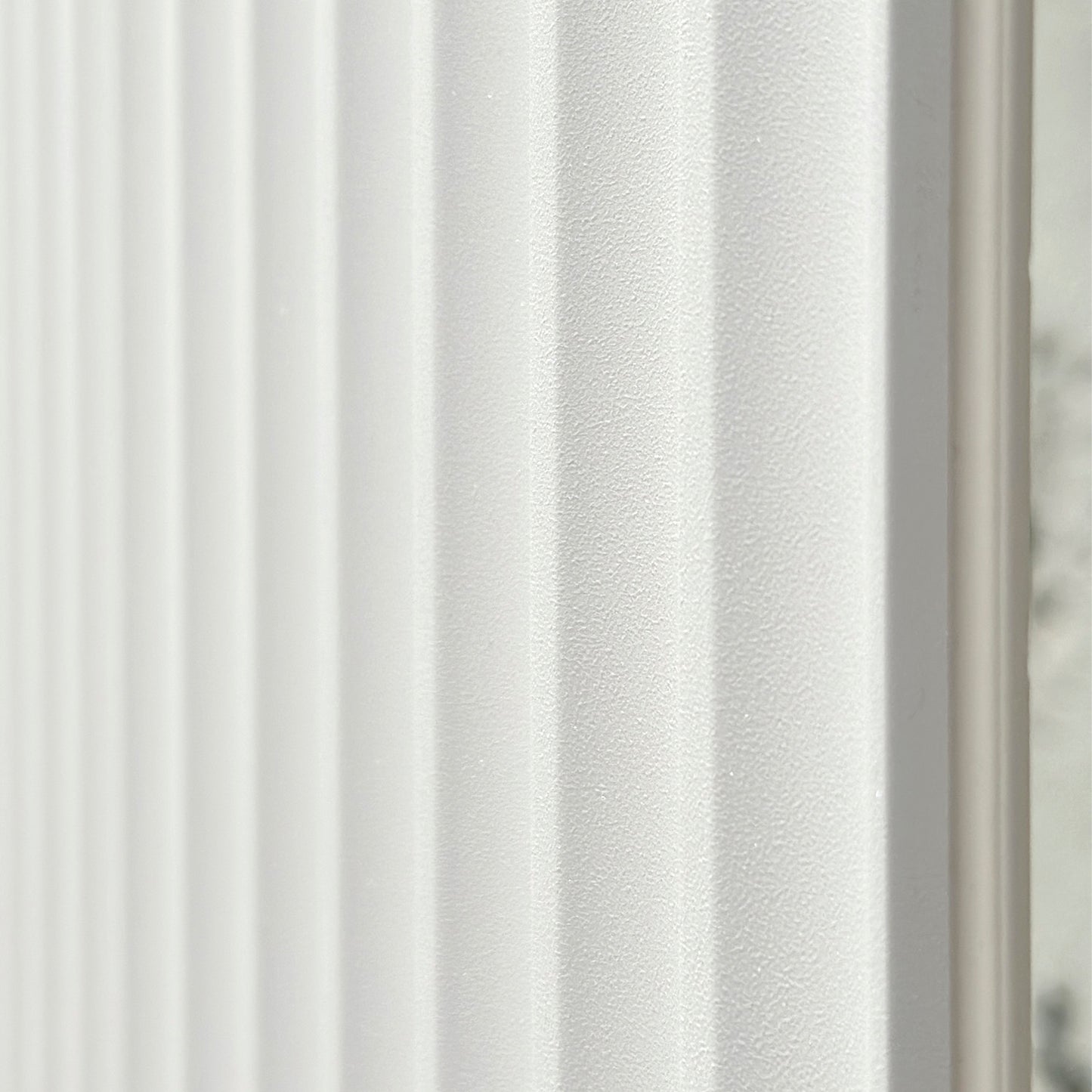 Panel Pvc Revestimiento Cóncavo 2,9m x 20 cm x 12mm Blanco