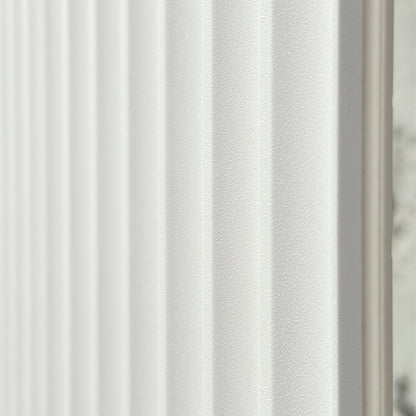 Panel Pvc Revestimiento Cóncavo 2,9m x 20 cm x 12mm Blanco