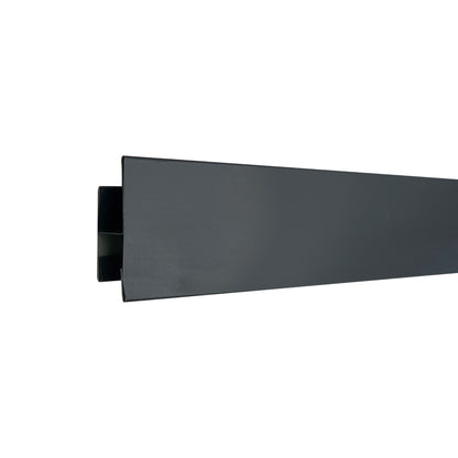 Perfil H Metálico Unión Metal Siding Revestimiento Exterior 300cm Titanio