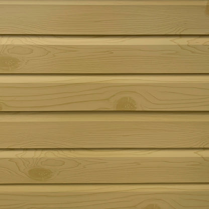 Panel Metal Siding Revestimiento Exterior 2,9m x 38 cm x 16mm Café Claro