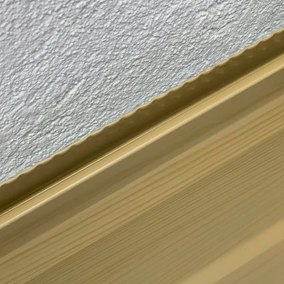 Panel Metal Siding Revestimiento Exterior 2,9m x 38 cm x 16mm Café Claro