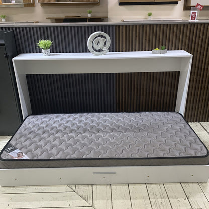 Cama Plegable Horizontal 1 Plaza América Blanco