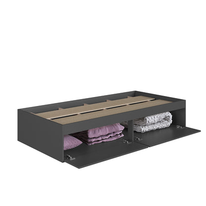 Cama Boxet con 2 Puertas 1 Pza Hoga Tokio Gris