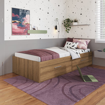 Cama Boxet con 2 Puertas 1,5 Pzas Hoga Tokio Miel