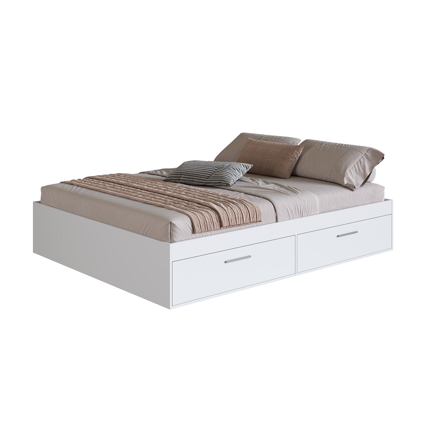 Cama Boxet con 4 Puertas 2 Pzas Hoga Tokio Blanco