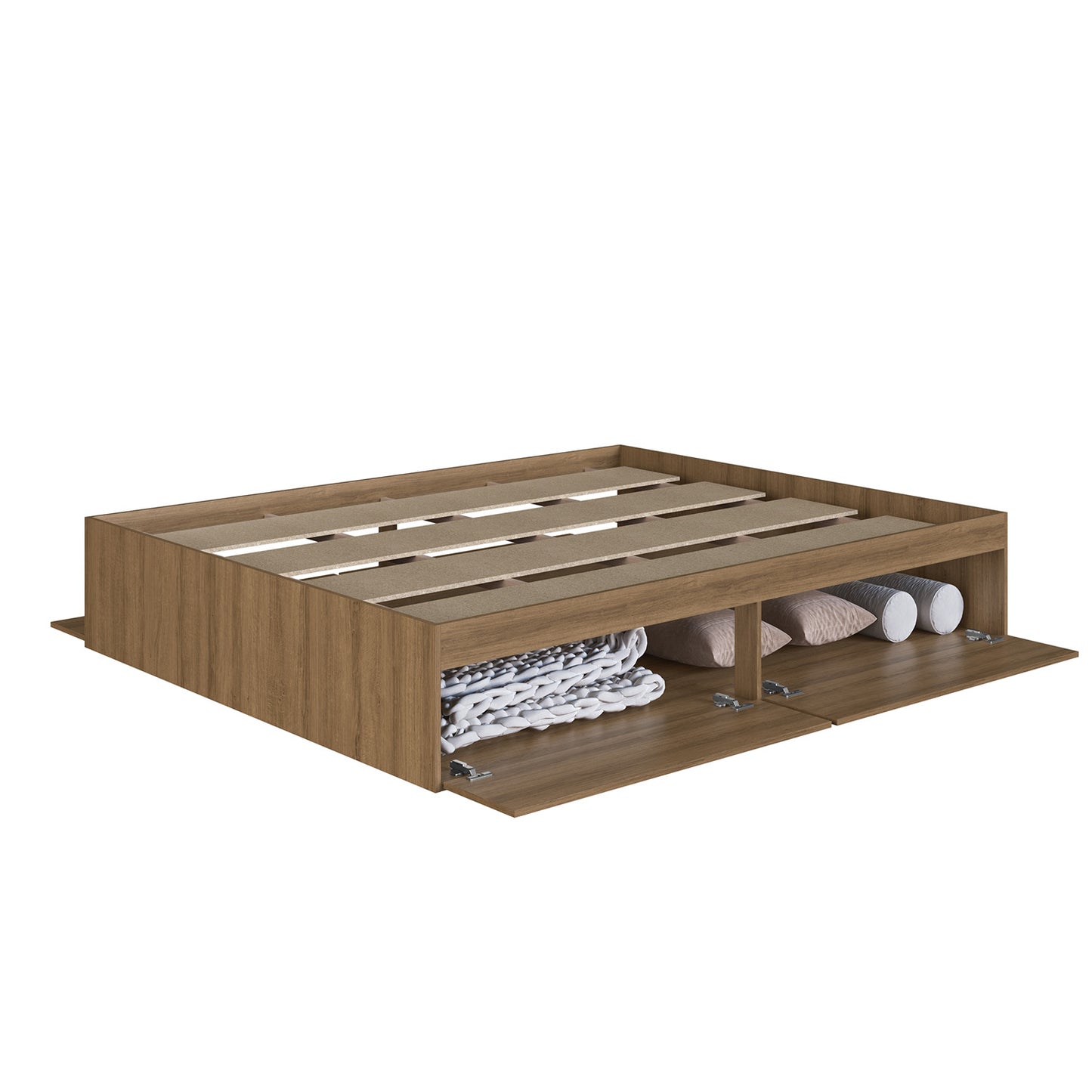 Cama Boxet con 4 Puertas 2 Pzas Hoga Tokio Miel