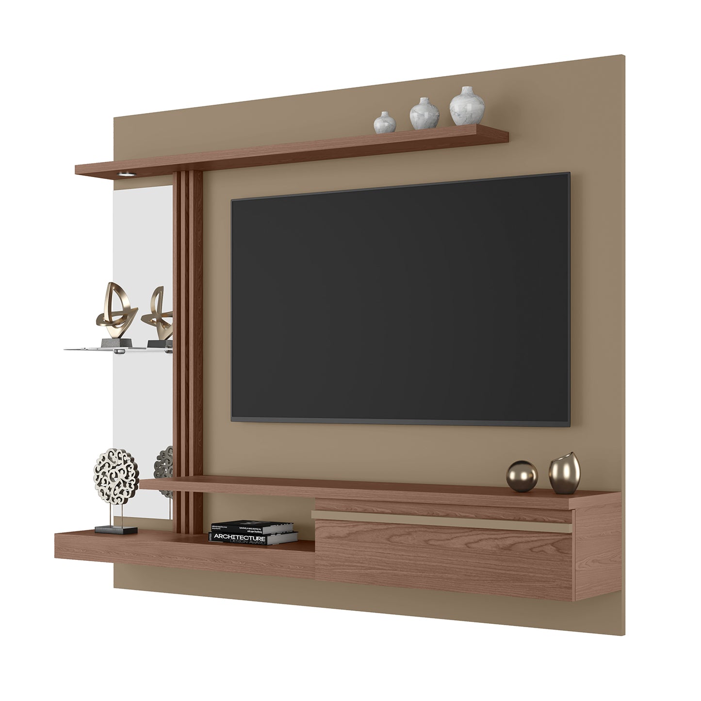 Panel Rack Tv 55" Denver Fendi Rústico