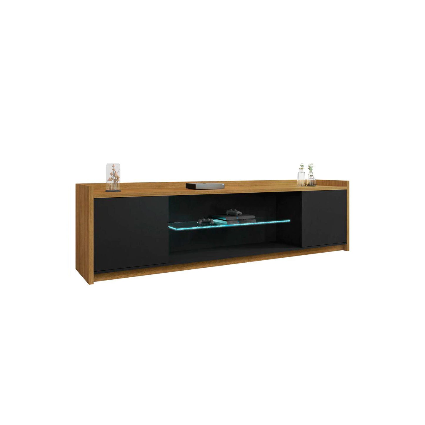 Rack Tv 82" Doha Negro Canela