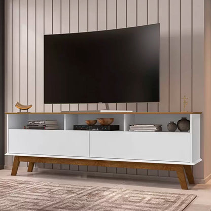 Rack Tv 65" Elegant Canela Blanco