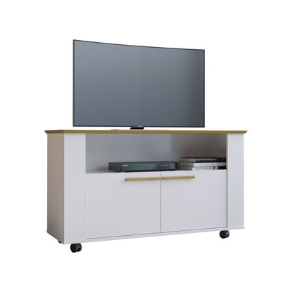 Rack Tv 42" Fenice Canela Blanco