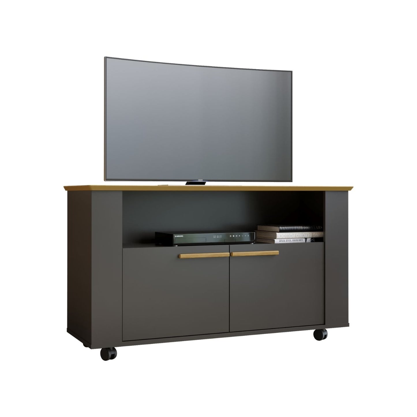 Rack Tv 42" Fenice Canela Negro