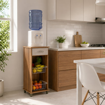 Mueble de Cocina Frutero 1 Cajón Hoga Ágata Café Vainilla