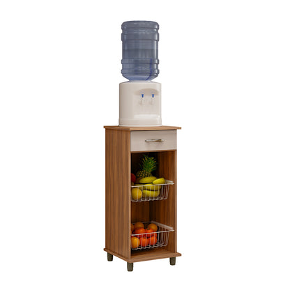 Mueble de Cocina Frutero 1 Cajón Hoga Ágata Café Vainilla