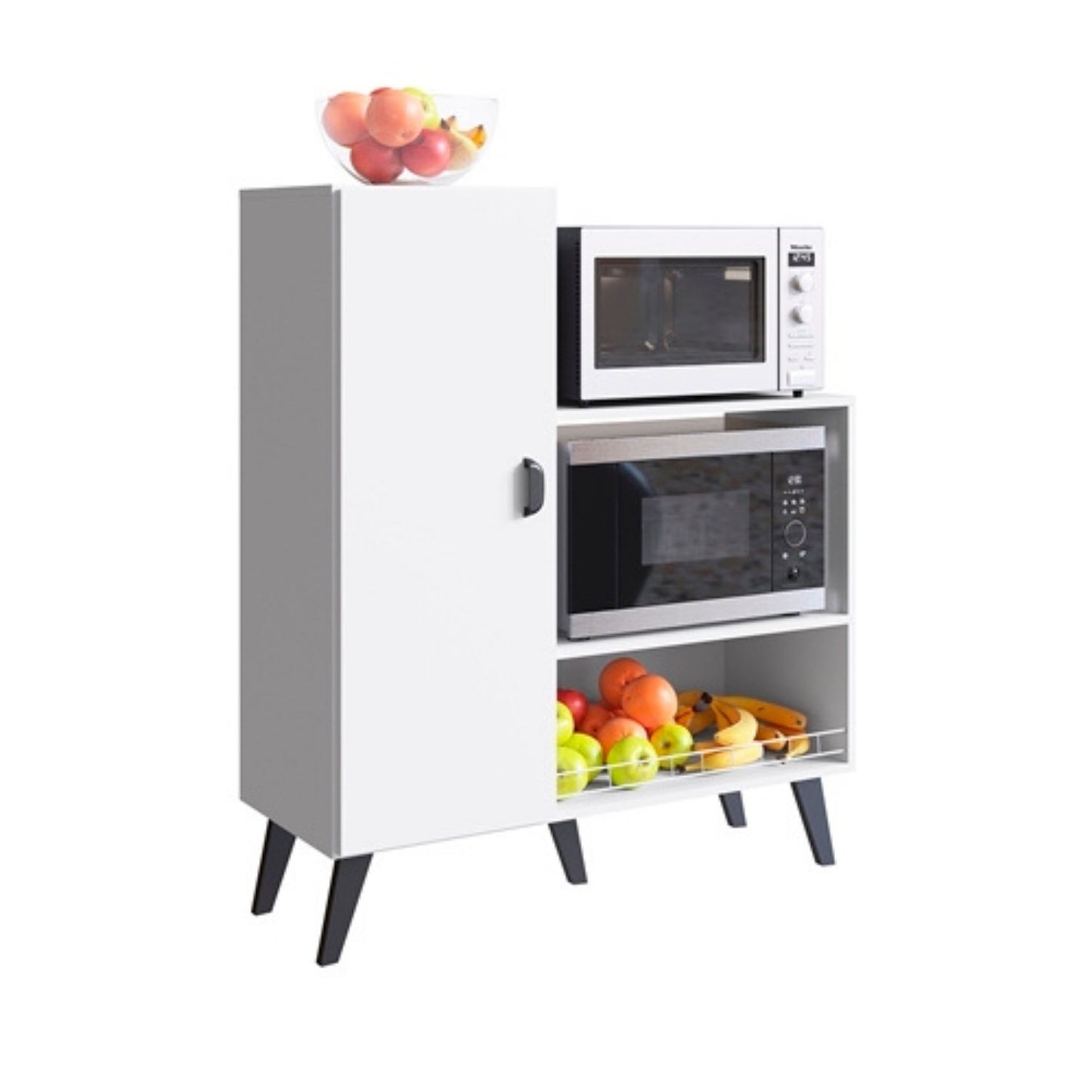 Mueble de Cocina Frutero para Horno Xangai Blanco