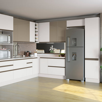 Mueble de Cocina Aéreo 90x40cm con Puerta Maxxi Blanco