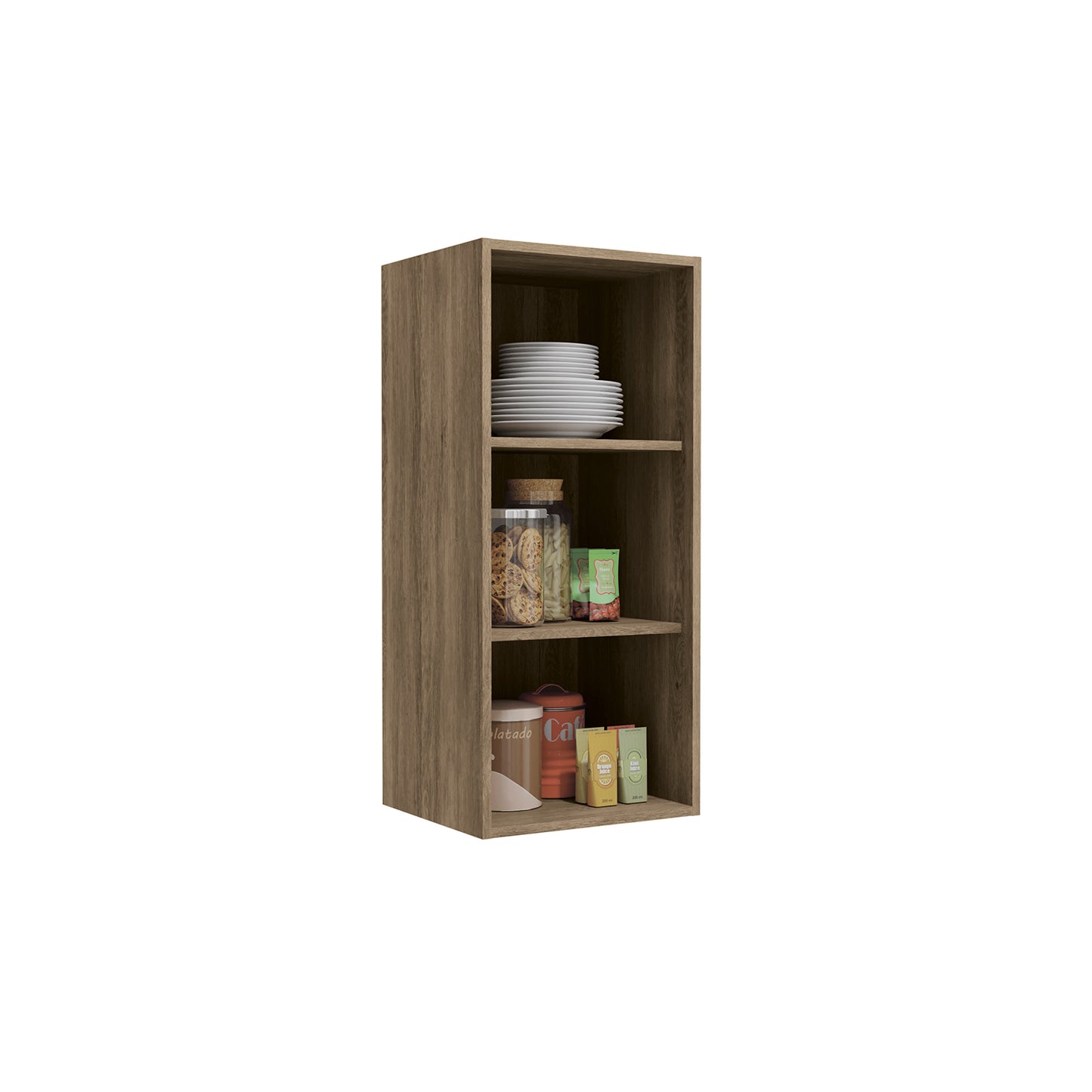 Mueble de Cocina Aéreo 90x40cm con Puerta Maxxi Nogal