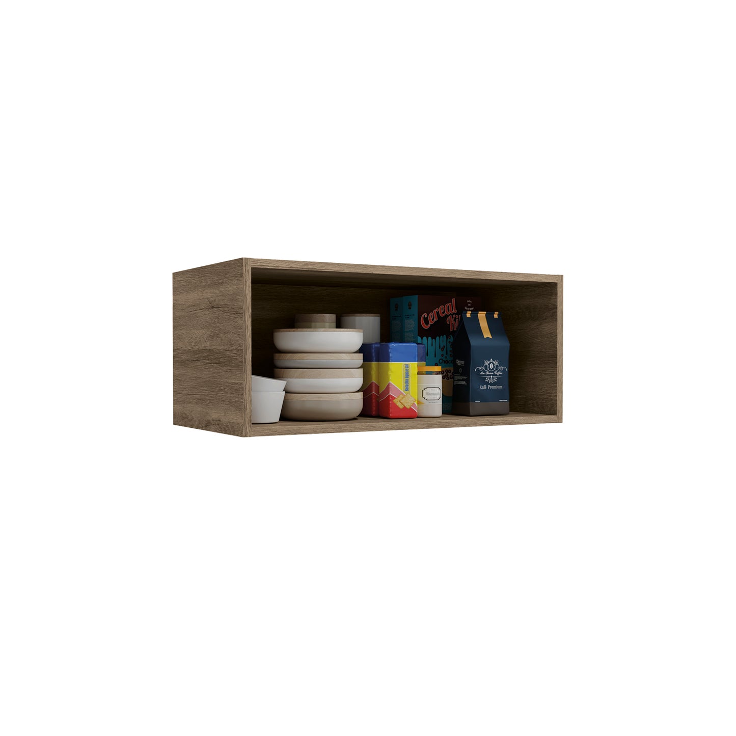 Mueble de Cocina Aéreo 70cm con Puerta Maxxi Nogal