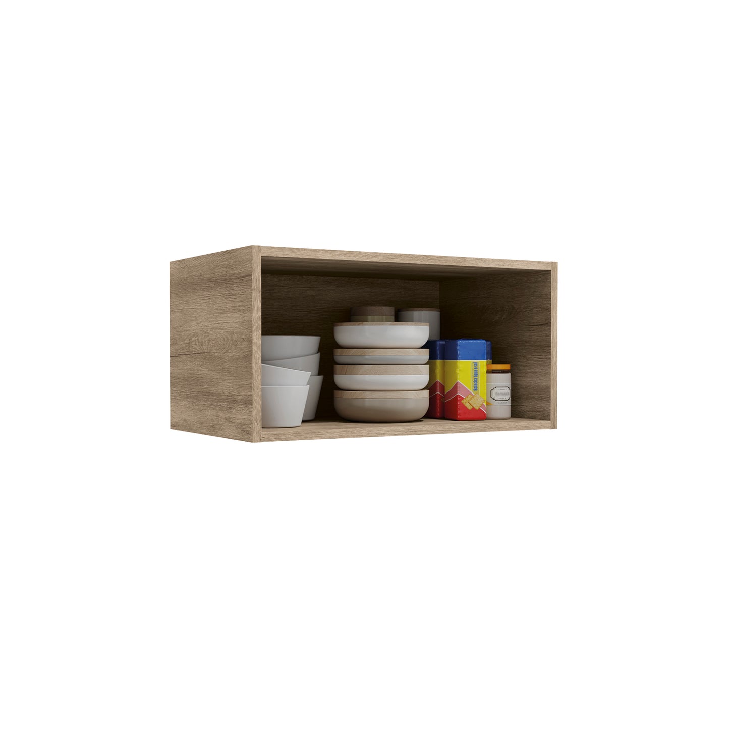 Mueble de Cocina Nicho Aéreo Maxxi Nogal