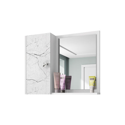 Mueble de Baño con Espejo Genova Blanco Marmol