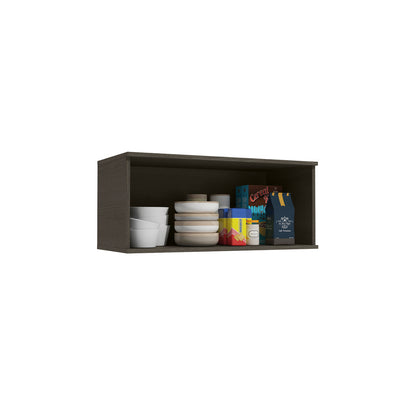 Mueble de Cocina Aéreo 80cm con Puerta Nox Negro Gris