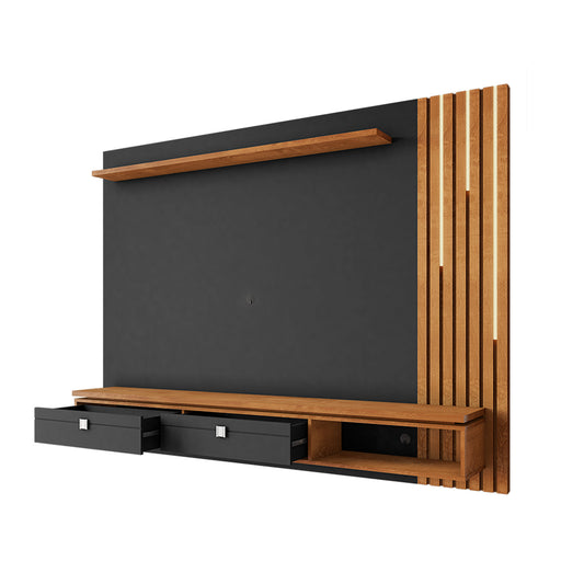 Panel Rack Tv 80" Hanover Negro Natural